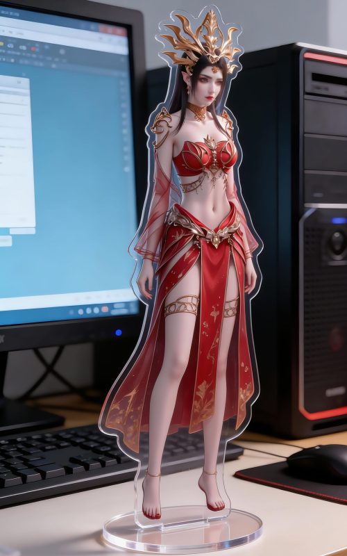 美杜莎亚克力立牌20CM（仅供展示）-SK国风照相馆