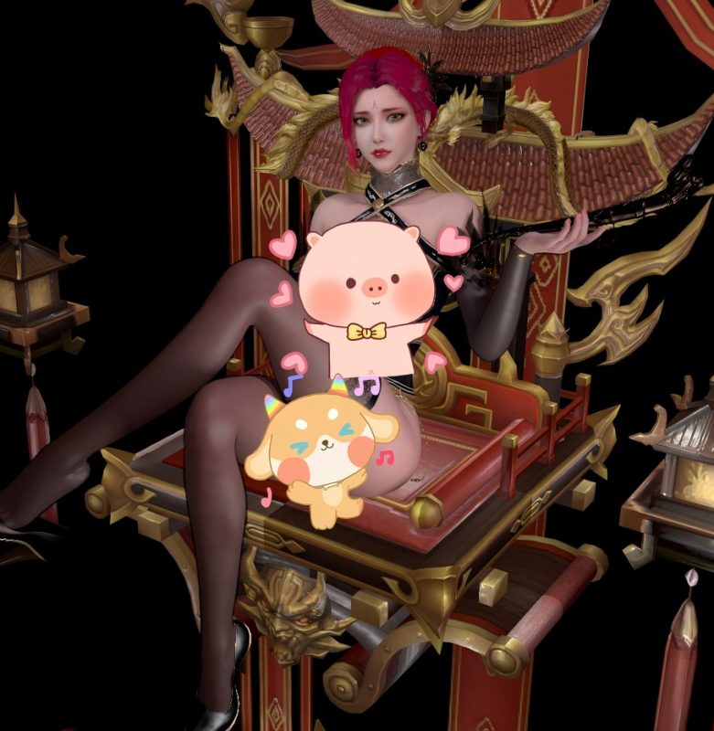 D-斗破雅妃（2个）-SK国风照相馆