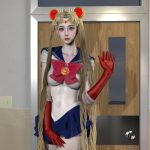 M-美少女战士qiaqia.水冰月月野兔-SK国风照相馆