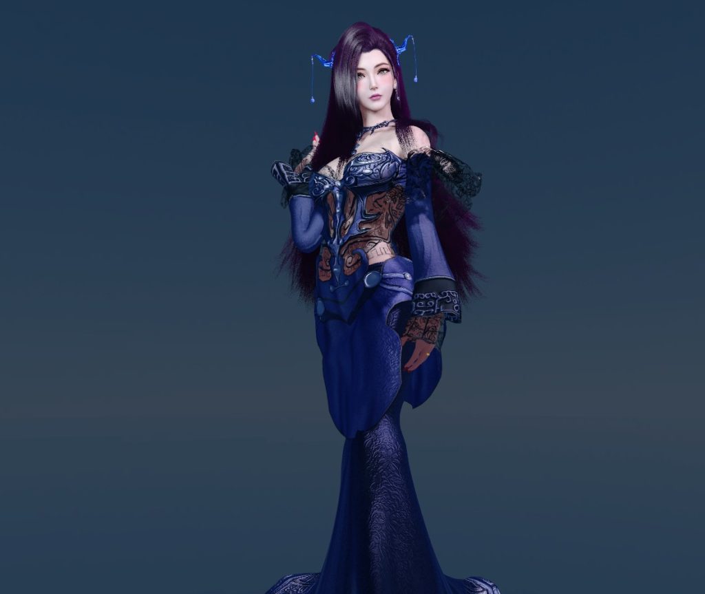 图片[1]-T-天行九歌潮女妖-SK国风照相馆