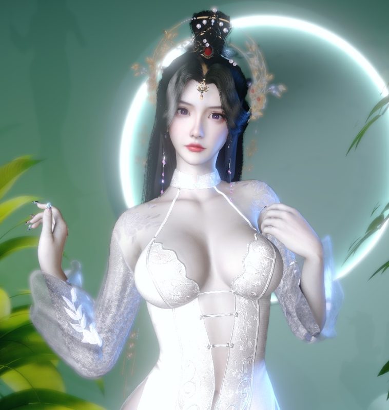 W-完美世界月禅仙子-SK国风照相馆