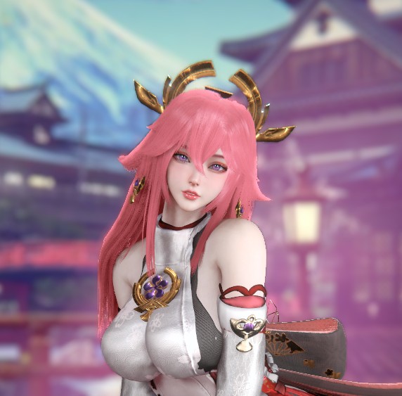 Y-原神yeamiko八重神子-SK国风照相馆