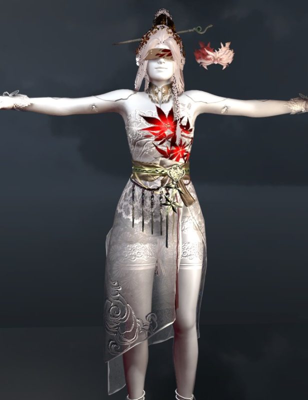 Y-永劫无间宁红夜霜天红叶时装-SK国风照相馆