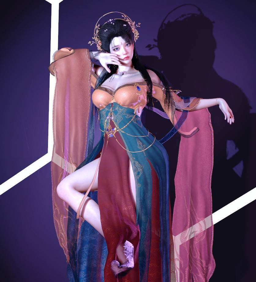 图片[1]-Y-永劫无间敦煌飞仙-SK国风照相馆