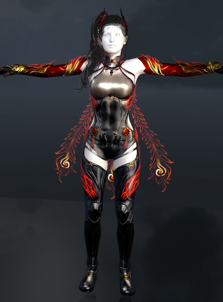 图片[1]-Y-永劫无间朱雀星衣-SK国风照相馆