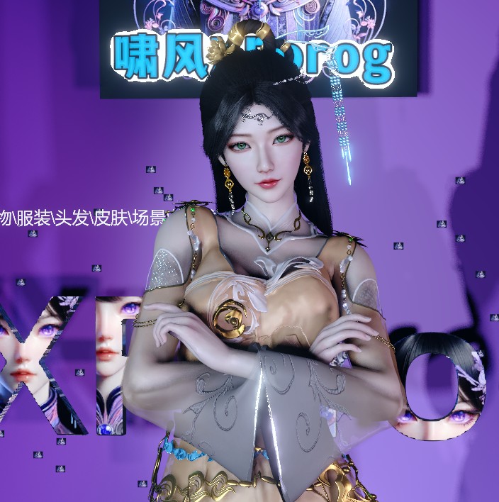 Z-诛仙金瓶儿（2个）-SK国风照相馆