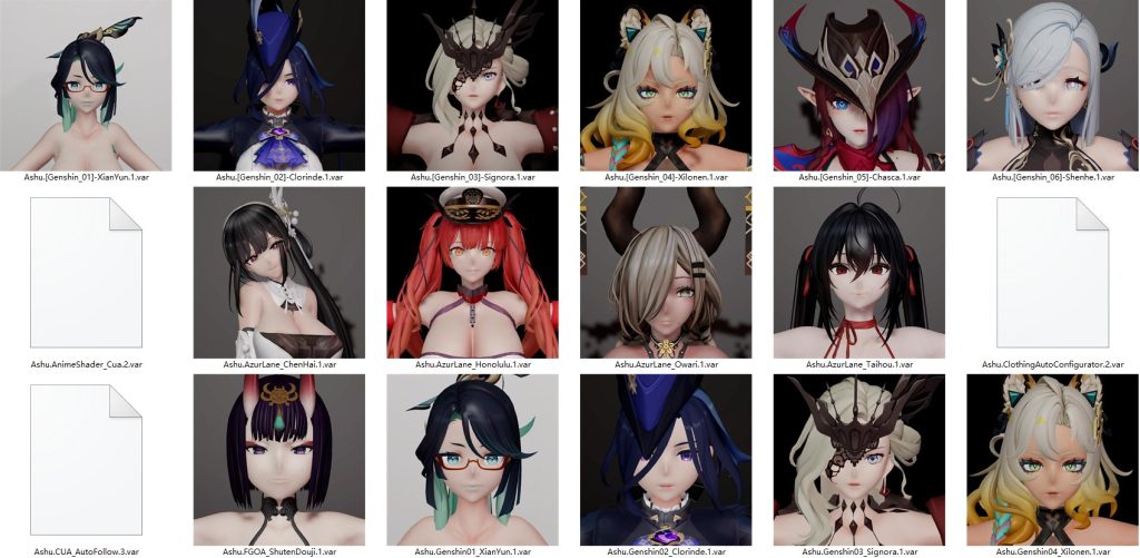 图片[1]-原神二次元人物合集-SK国风照相馆