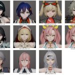 绝零区二次元人物-SK国风照相馆