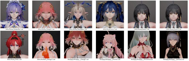 鸣潮人物合集-SK国风照相馆