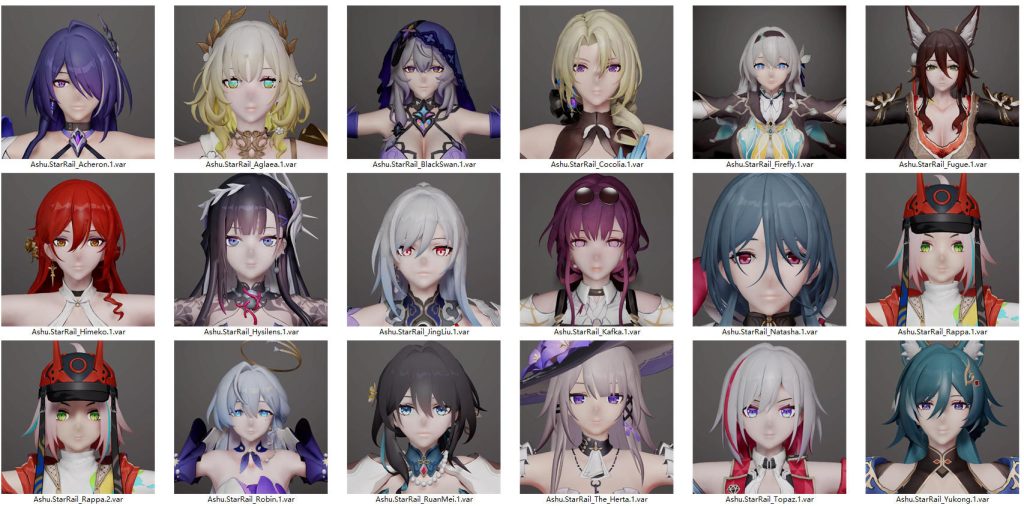 图片[1]-星铁人物合集-SK国风照相馆