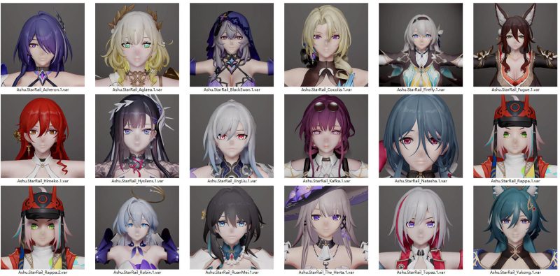 星铁人物合集-SK国风照相馆