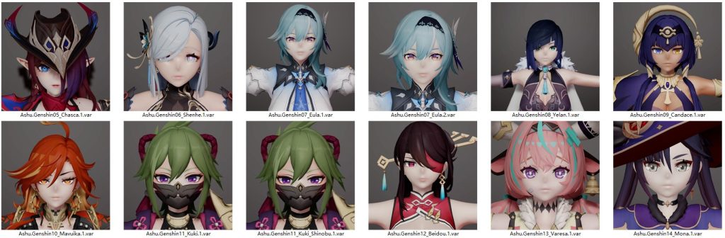 图片[2]-原神二次元人物合集-SK国风照相馆