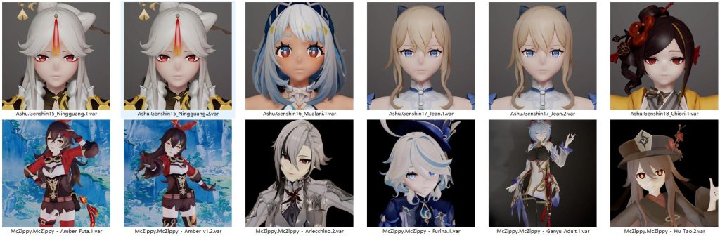 图片[3]-原神二次元人物合集-SK国风照相馆